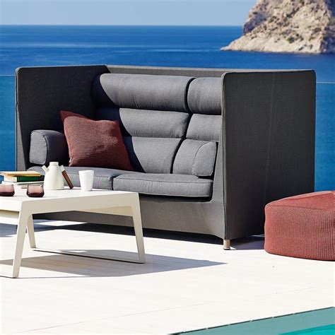 This collection also features a coffee table (item 1099847), end table (item 158720) and two fire pits (items 1158718 and 1158719). Buy Diamond Highback Outdoor Lounge Sofa by Cane-line ...