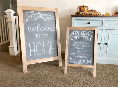 How To Build An Easel Chalkboard Free Building Plans The Creative Mom