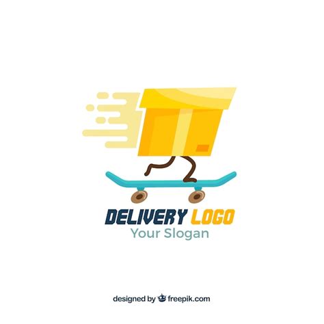Premium Vector Delivery Logo Template With Gradient Effect