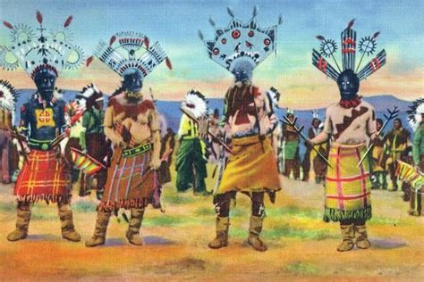 Apache Indians Dance The Devil Dance Prints Lantern Press