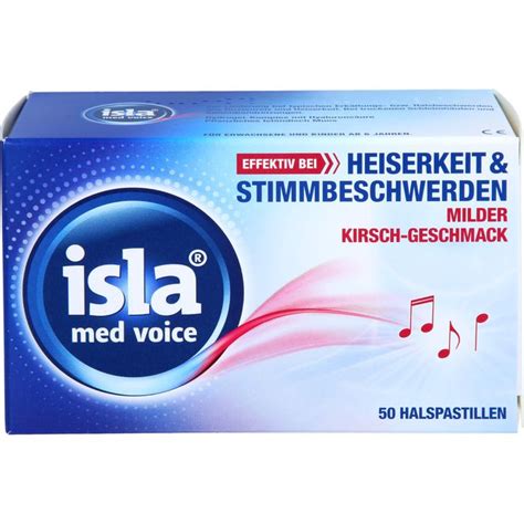 Isla Med Voice Pastillen 50 St Halsschmerzen Erkältung