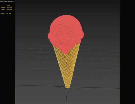 Icecream Cone 3d Model Cgtrader