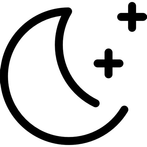 Free Icon Moon And Stars