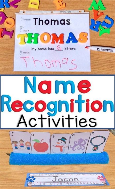 Name Recognition Activities Lessons For Little Ones By Tina Oblock