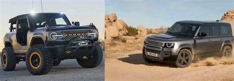 Land Rover Defender Vs Bronco Which Is The Best