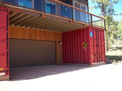 Find contemporary shipping container frames made with the finest materials. 05_detailed_garage_entrance.jpg (534×400) | Container ...