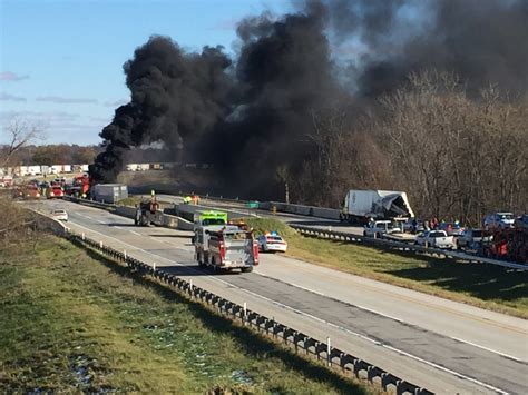 Update One Killed In 3 Semi Crash On Indiana Toll Road Wsbt