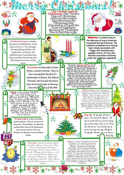 Check out our collection of kids christmas themed worksheets that are perfect for teaching in the classroom or homeschooling. Merry Christmas! worksheet - Free ESL printable worksheets ...