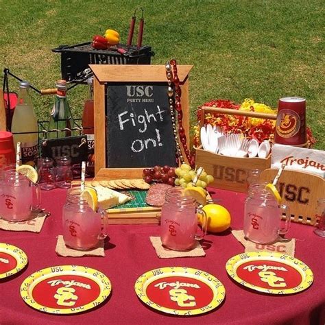 Ready To Usc Tailgate Cardinal And Gold Obsessed Game Day Fav
