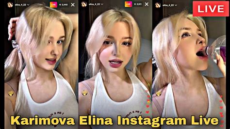 Karimova Elina Instagram Live Videos Cute Girl Live Videos Look Like Bts Sexy And Cute