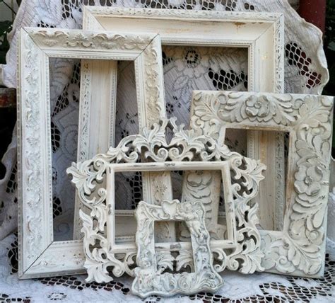 Hollywood Regency White Frame Collection White Shabby Chic