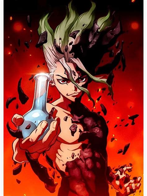 Dr Stone Senku Poster By Lawliet1568 In 2022 Anime Anime Art