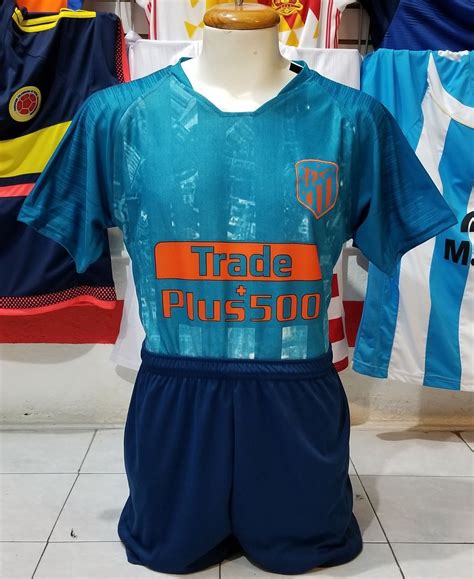 Camisa atlético de madrid home 2021/2022 frete e personalização grátis. UNIFORME ATLETICO DE MADRID VISITA 2019 DRI-FIT