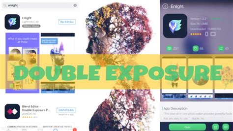 Cara Edit Double Exposure Menggunakan Alat Mixer Di Iphone Enlight1