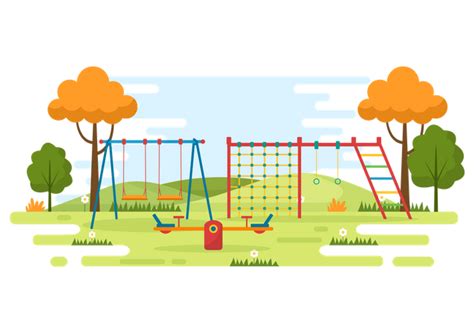 Best Children Playground Illustration Download In Png And Vector Format