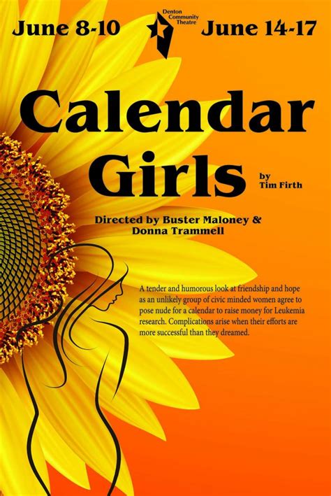 Calendar Girls Auditions Theatre Denton