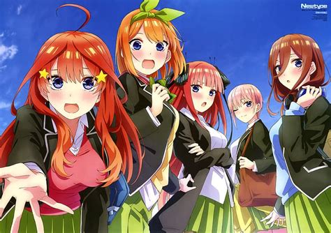 Free Download Hd Wallpaper Anime Anime Girls 5 Toubun No Hanayome Nakano Yotsuba Nakano