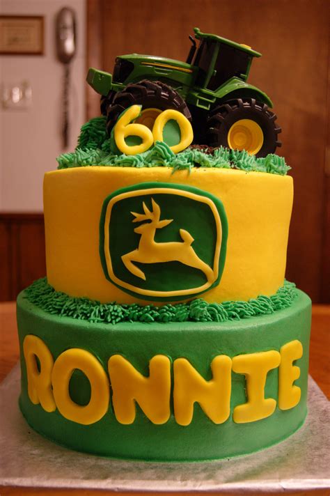 John Deere 60th Birthday Cake — Birthday Cakes 60th Birthday Cakes