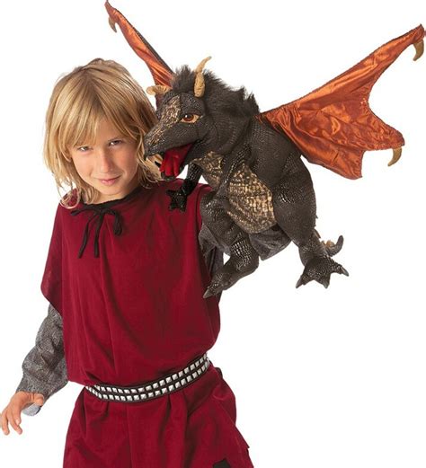 Black Dragon Puppet Teaching Toys And Books