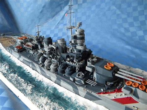 1350 Scale Italian Navy Battleship Rn Roma Trumpeter Assembled Model