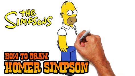 How To Draw Homer Simpson The Simpsons