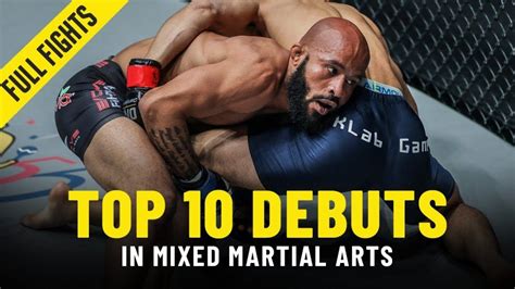 top 10 mixed martial arts debuts in one championship one championship full bouts