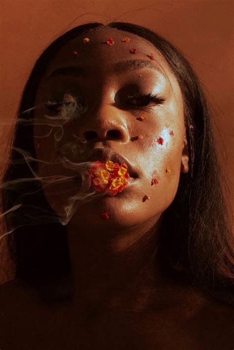 Exhale Black Girl Aesthetic Orange Aesthetic Photography