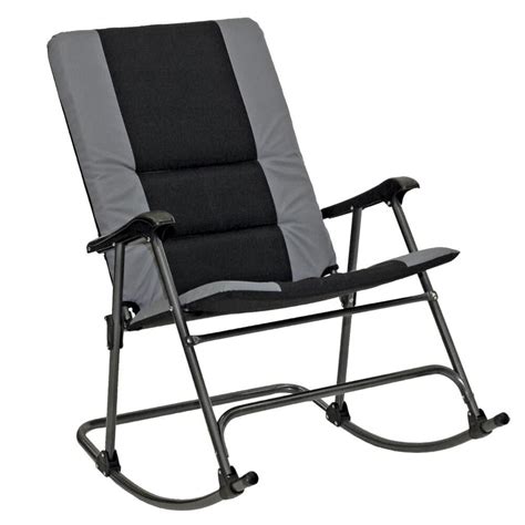 Summit Padded Folding Outdoor Rocker Chair Camping World