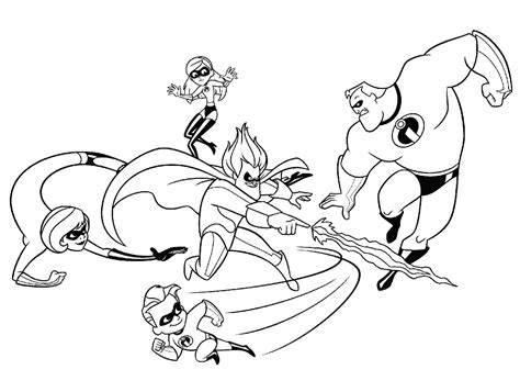 Check spelling or type a new query. The Incredibles 2 Fighting Coloring Page - Free Printable ...