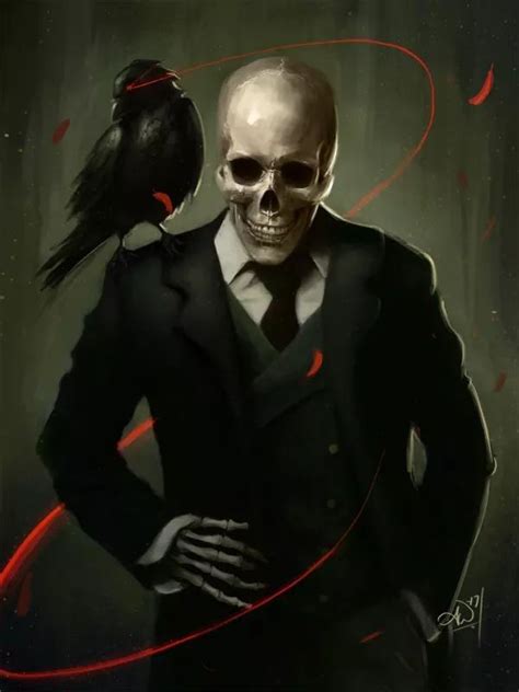 Skully Gentleman By Amywilkins Deviantart ☠️ Fantasy Character