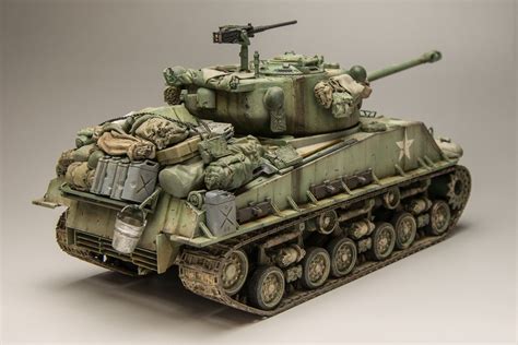Sherman Easy 8 Model Tanks Military Diorama Military Artwork