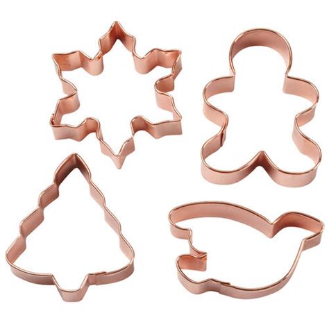 Holiday Copper Cookie Cutter Set Wilton