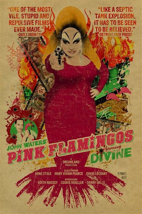 12 X 18 En Papel Kraft De 65 Tapa Peso Un Homenaje A Pink Flamingos De John Waters