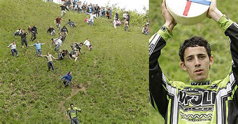 Cheese Rolling Daredevils Ignore Ban To Carry On Tradition Mirror Online
