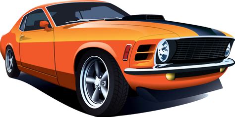 Muscle Cars Png Classic Muscle Car Vector Free Transparent Png