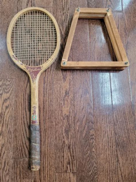 Vintage Rod Laver Wooden Chemold Ace Tennis Racquet 27 Grip 4 Wwood