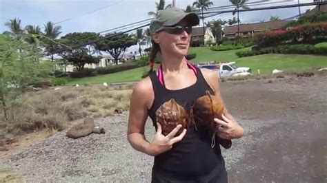 Woman Shows Off Her Coconuts Youtube