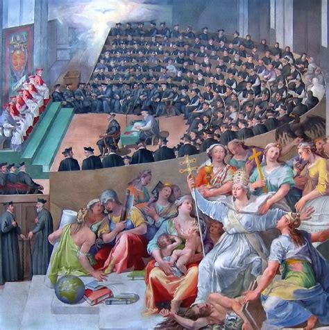 Il Concilio Di Trento Dipinto Di Pasquale Cati 1588 Cattolico