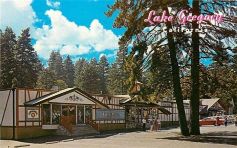Vintage Postcard Crestline Ca Goodwins In 2020 Crestline California