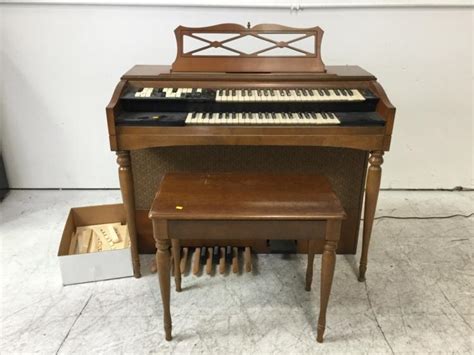 Sold Price Vintage Wurlitzer Electric Organ Model 4059 November 6