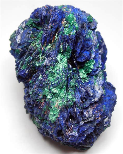 Azurite Crystal Rosette from the Huangshi Prefecture, Hubei