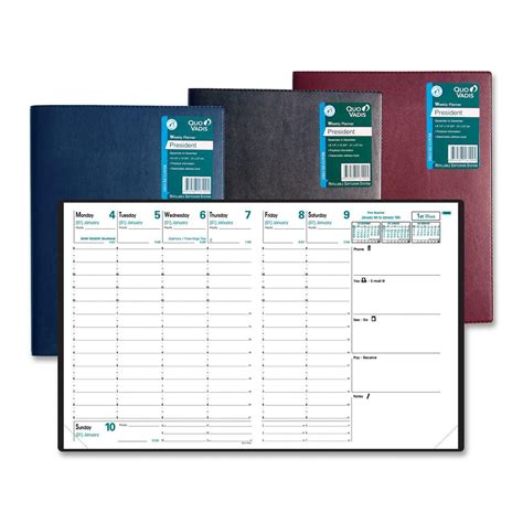 Quo Vadis The President Agenda Planning Diary - Madill - The Office Company