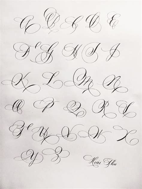 Pin By Michele Launay On Luyện Chữ Calligraphy Alphabet Hand