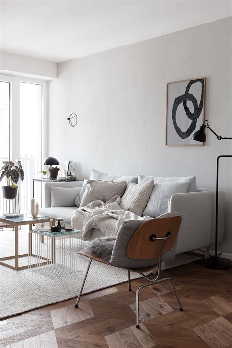My Living Room And The Grey Wall Color Via Coco Lapine Design Blog