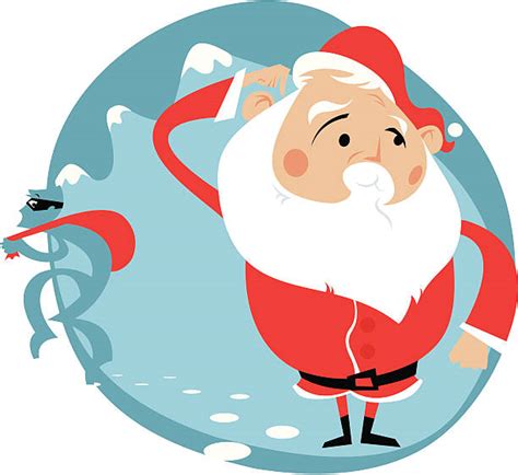 Santa Stealing Illustrations Royalty Free Vector Graphics And Clip Art