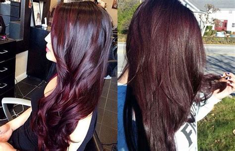 Прежде чем провести окрашивание, вам нужно на 100% убедиться. Темно-бордовый цвет волос: фото модных оттенков на волосах ...