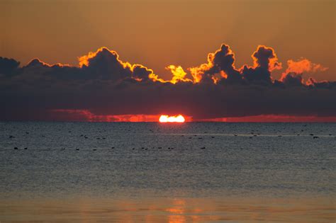 Wallpaper Sunset Sea Water Reflection Sky Beach Sunrise