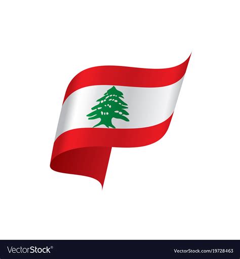 Lebanese Flag Royalty Free Vector Image Vectorstock
