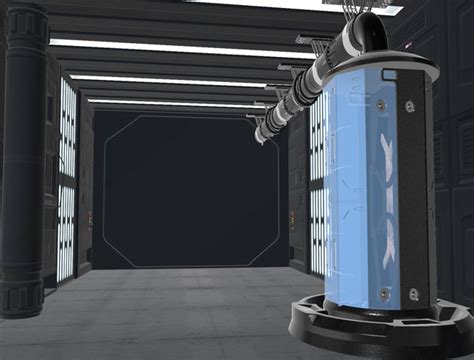 Sci Fi Cryo Chamber 3d Model Obj 3ds Fbx C4d Mtl