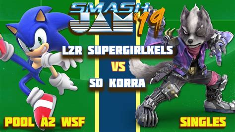 Smash Jam 19 Pool A2 Wsf Lzr Supergirlkels Sonic Vs Sd Korra Wolf